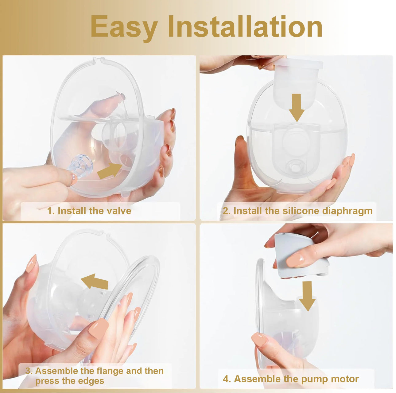 Golden Meadow GM2 - The All **New** Revolutionary Wearable Breast Pump - Single Pump