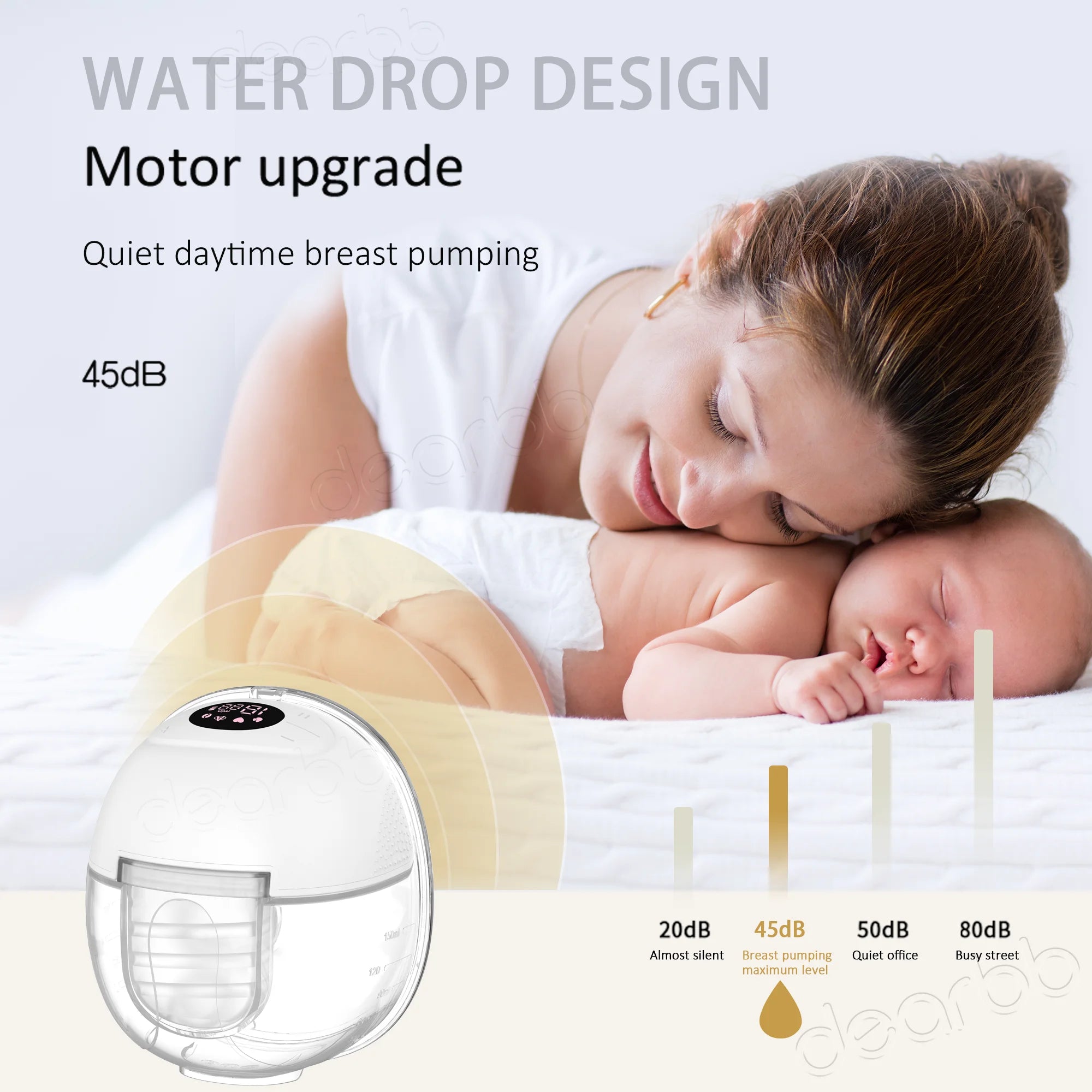 Golden Meadow GM2 - The All **New** Revolutionary Wearable Breast Pump - Single Pump
